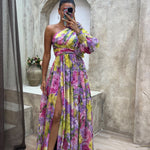 Velira Maxi Dress , laisvai krentanti suknelė petnešėlėmis vasaros renginiams