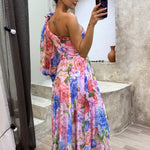 Velira Maxi Dress , laisvai krentanti suknelė petnešėlėmis vasaros renginiams