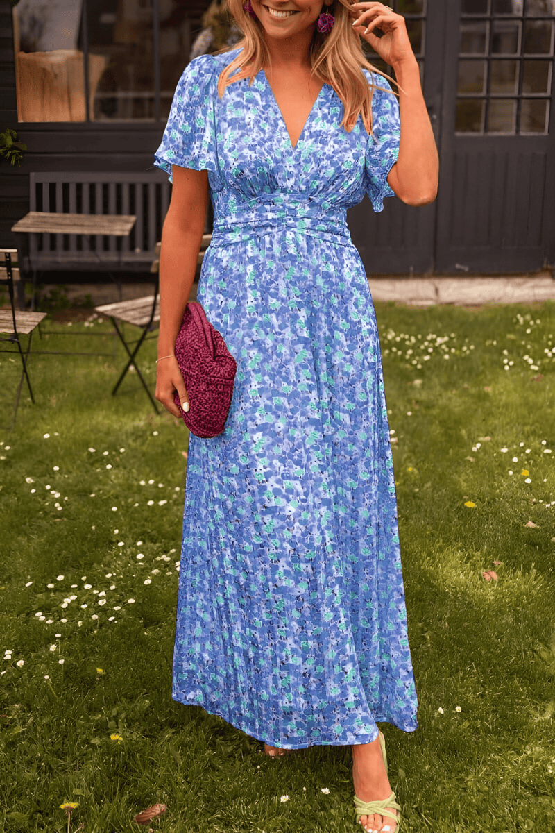 Velira Maxi Dress Mėlyna / S Ava Vasaros Nakties maxi suknelė