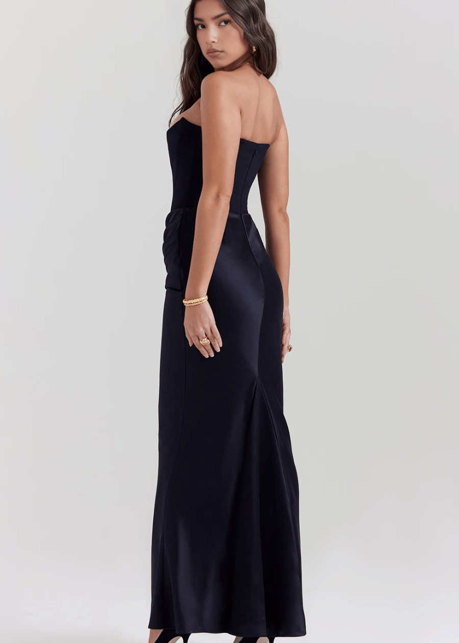 Velira Maxi Dress Mia Be rankovių korseto maksi suknelė