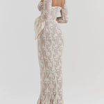 Velira Maxi Dress Nėrinių Vasaros Nakties Maxi Suknelė su Korsetu