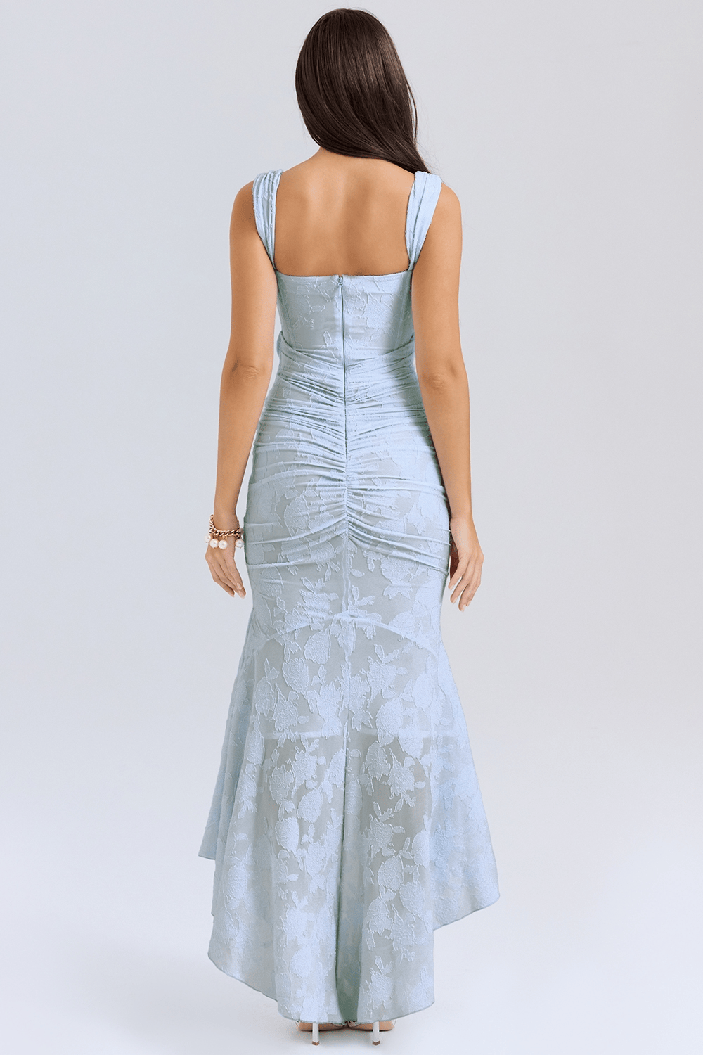 Velira Maxi Dress Nėriniuotas Korsetas Maxi Suknelė