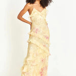 Velira Maxi Dress Oro drabužių vasaros maksi suknelė