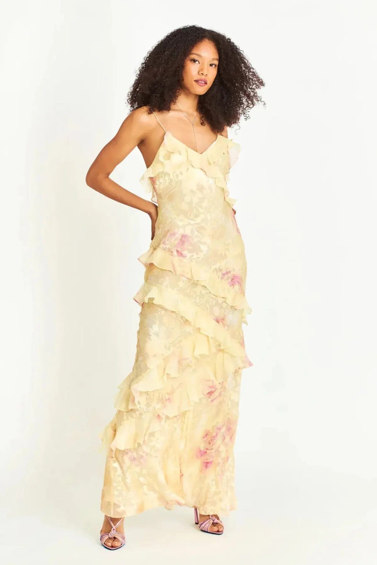Velira Maxi Dress Oro drabužių vasaros maksi suknelė