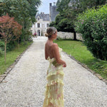 Velira Maxi Dress Oro drabužių vasaros maksi suknelė