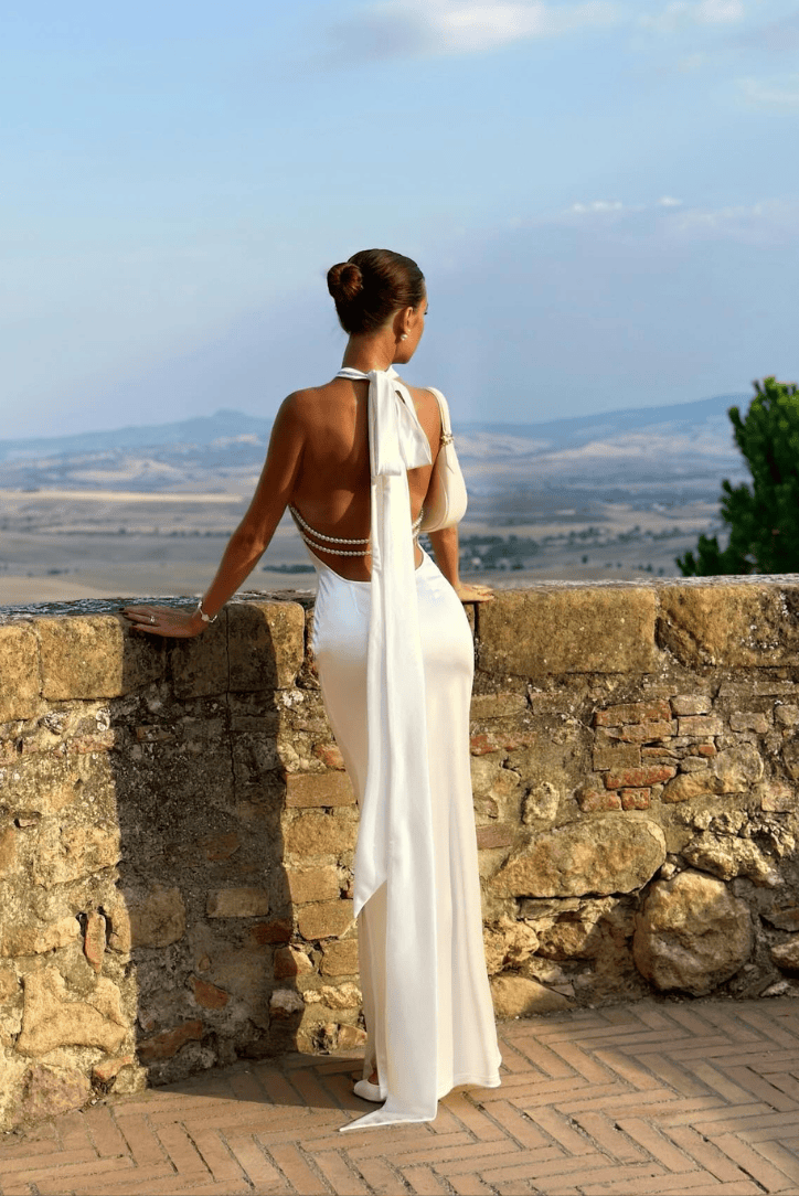 Velira Maxi Dress Priscilla Perlų Maxi Suknelė