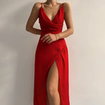 Velira Maxi Dress Raudona / S Seraphina Suknelė Maxi