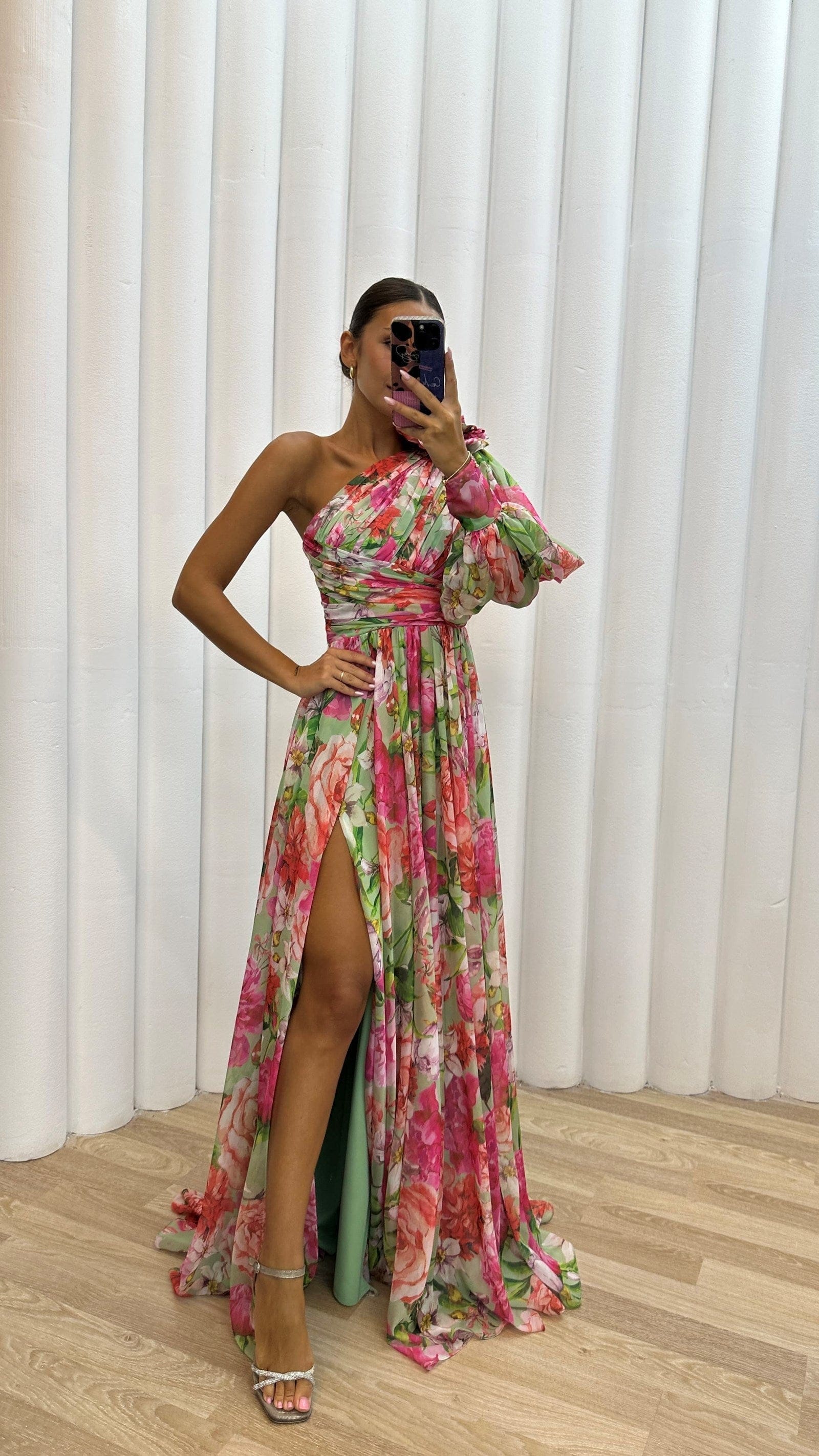 Velira Maxi Dress Rožinė / S , laisvai krentanti suknelė petnešėlėmis vasaros renginiams