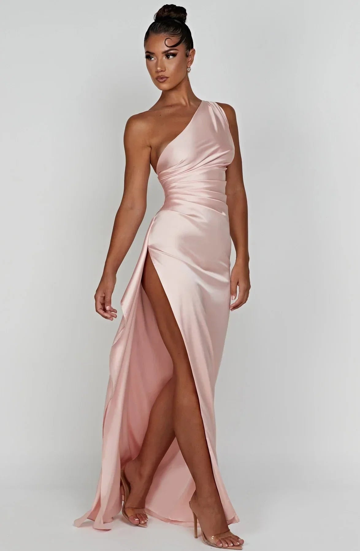 Velira Maxi Dress Satino vakarinė ilga suknelė