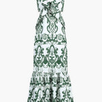 Velira Maxi Dress Sorrento Siuvinėta Medvilninė Vasaros Šventės Maxi Suknelė