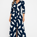 Velira Maxi Dress Tamsiai mėlyna / S Kasdienė bliuska darbinei maksi suknelė