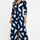 Velira Maxi Dress Tamsiai mėlyna / S Kasdienė bliuska darbinei maksi suknelė