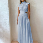 Velira Maxi Dress Turkio / S Be rankovių maksi suknelė