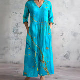 Velira Maxi Dress Turkio / S Srauni V
