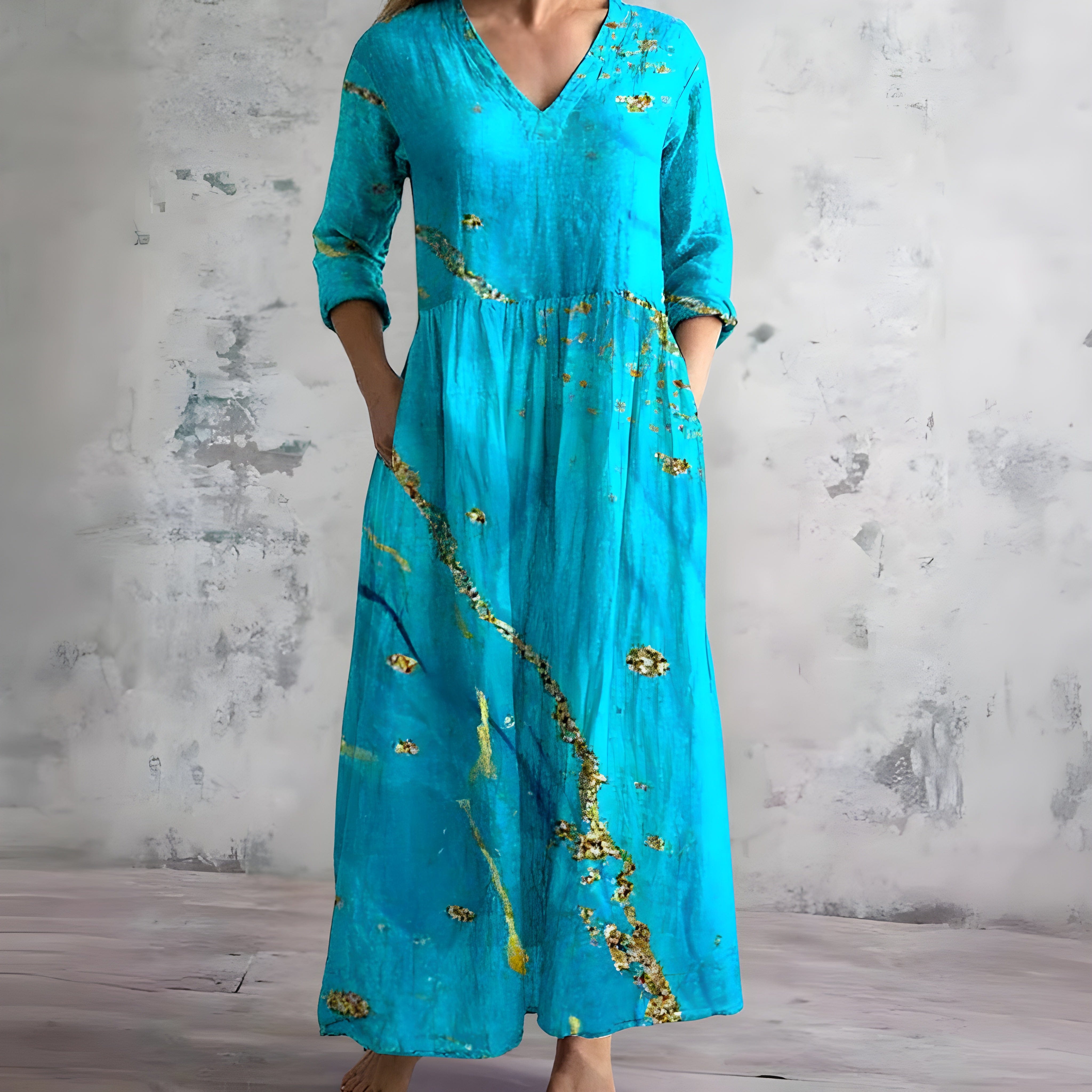 Velira Maxi Dress Turkio / S Srauni V