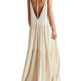 Velira Maxi Dress Vandenyno Vėjelio Vasaros Maxi Suknelė