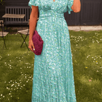 Velira Maxi Dress Žalia / S Ava Vasaros Nakties maxi suknelė