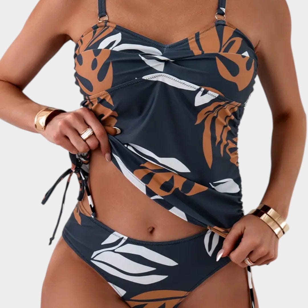 Velira Mėlyna / S Carmen™ | Bikini su tropiniu lapų raštu