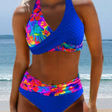 Velira Mėlyna / S Sol™ | bikini su kryžminėmis juostelėmis