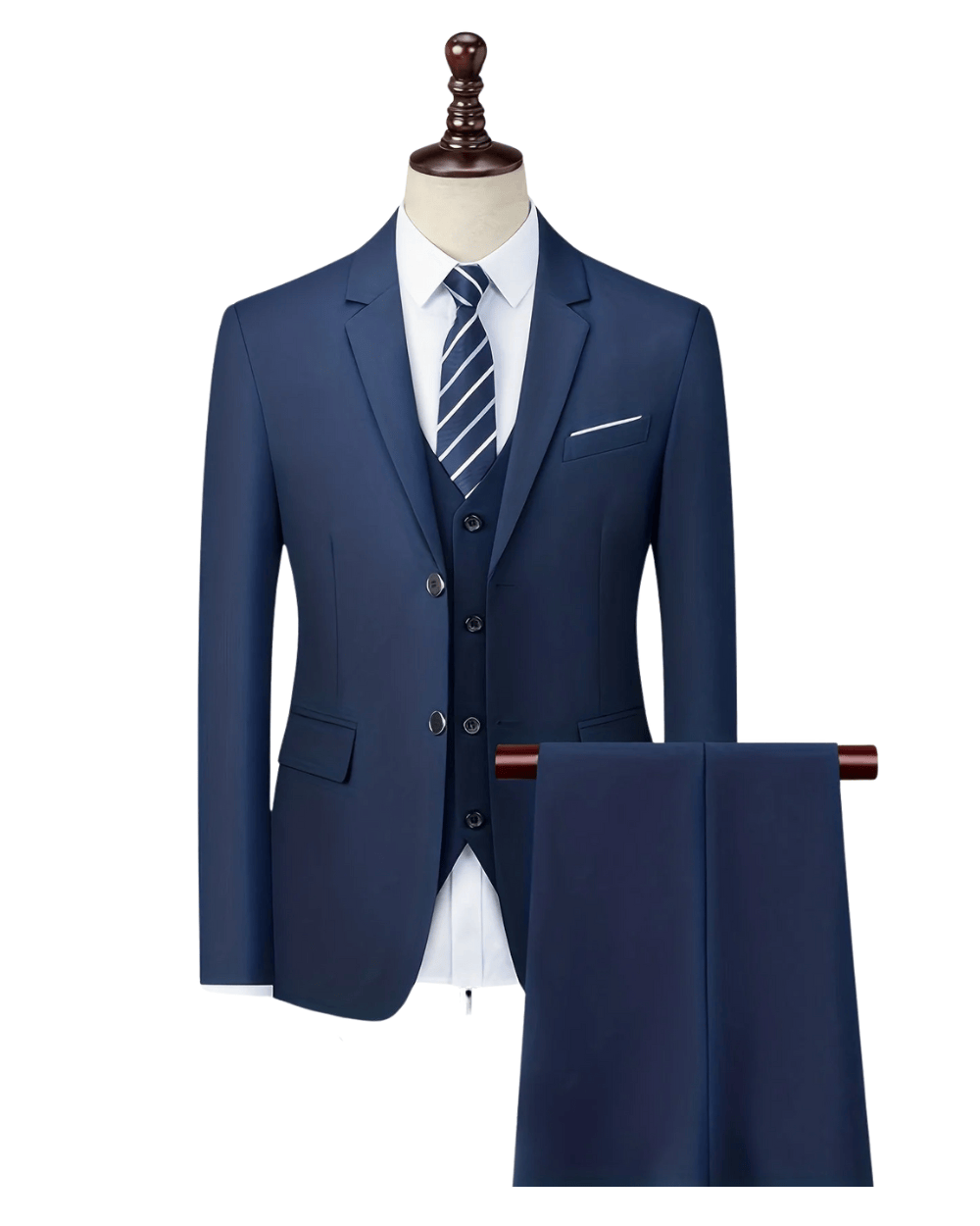 Velira Men Suits Mėlyna / S Elegantiškas Vyrų Kostiumas