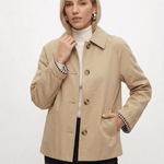Velira Mia | Minimal Button-Up Pea Coat Mia | Minimalus mygtukų paltas
