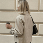 Velira Mia | Minimal Button-Up Pea Coat Mia | Minimalus mygtukų paltas