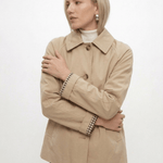 Velira Mia | Minimal Button-Up Pea Coat Mia | Minimalus mygtukų paltas