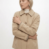 Velira Mia | Minimal Button-Up Pea Coat Mia | Minimalus mygtukų paltas