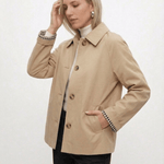Velira Mia | Minimal Button-Up Pea Coat Mia | Minimalus mygtukų paltas