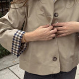 Velira Mia | Minimal Button-Up Pea Coat Mia | Minimalus mygtukų paltas