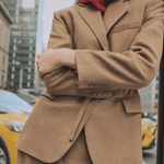 Velira Outerwear Women Antverpeno vilnos diržo švarkas