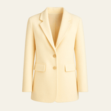 Velira Outerwear Women Balta / S Vienos vilnos paveldo švarkas