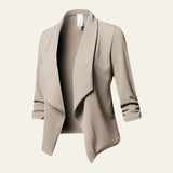 Velira Outerwear Women Bežinė / S Verona drapiruotas švarkas
