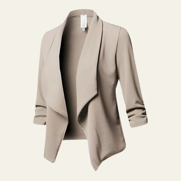 Velira Outerwear Women Bežinė / S Verona drapiruotas švarkas
