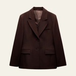 Velira Outerwear Women Bordo / S Lucernės paveldo didelis švarkas