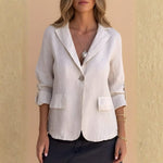 Velira Outerwear Women Chaki / S Portofino vieno mygtuko švarkas