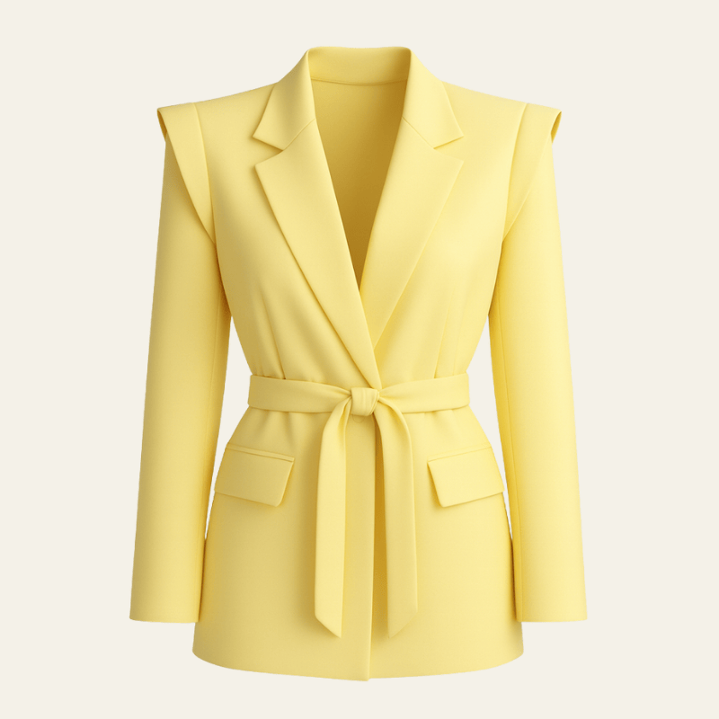 Velira Outerwear Women Geltona / S Saulės Akys Blazeris