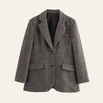 Velira Outerwear Women Juoda / S Marlow Herringbone Švarkas