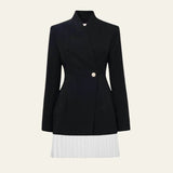 Velira Outerwear Women Juoda / S Paryžiaus Klostuota Švarko Suknelė
