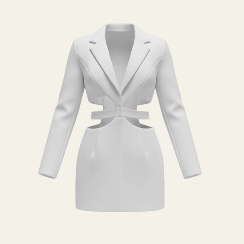 Velira Outerwear Women Liora Iškirptas Švarkas Suknelė