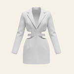 Velira Outerwear Women Liora Iškirptas Švarkas Suknelė