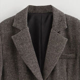 Velira Outerwear Women Marlow Herringbone Švarkas