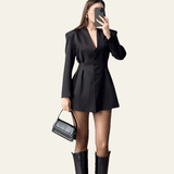 Velira Outerwear Women Noelle struktūruotas švarkas-suknelė