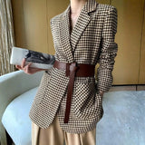 Velira Outerwear Women Ruda / S Vienos Houndstooth Blazer