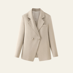 Velira Outerwear Women Smėlio / S Valensijos megztinis švarkas