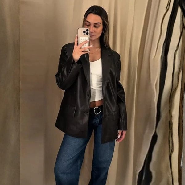 Velira Outerwear Women Soho pritaikytas odinis švarkas