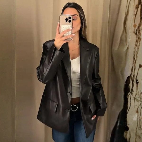Velira Outerwear Women Soho pritaikytas odinis švarkas