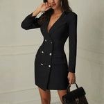 Velira Outerwear Women Sorrento Dvigubos Krūtinės Švarkas Suknelė