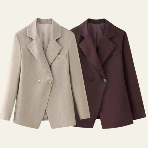 Velira Outerwear Women Veronos dvigubo užsegimo pritaikytas švarkas