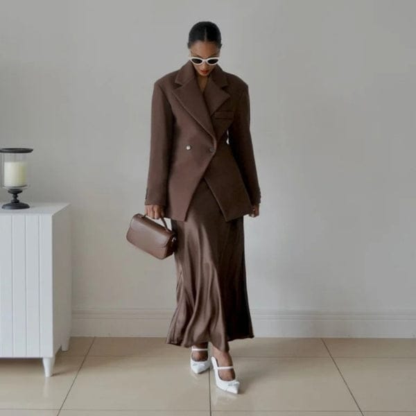 Velira Outerwear Women Veronos dvigubo užsegimo pritaikytas švarkas